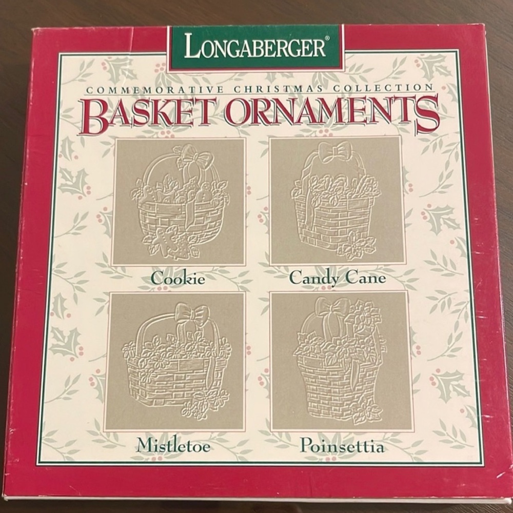 Longaberger Christmas Collection Pewter Ornaments
